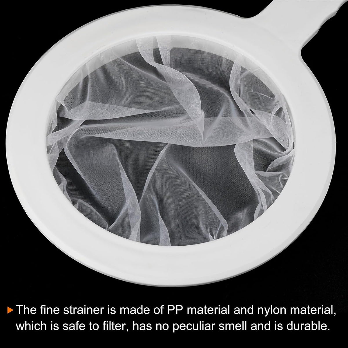 ya 14 9.20 baidi 9x6 80 Mesh Food Filter Strainer Fine Mesh Sieve Filters Strainers White-1