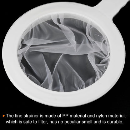 ya 14 9.20 baidi 9x6 80 Mesh Food Filter Strainer Fine Mesh Sieve Filters Strainers White-1