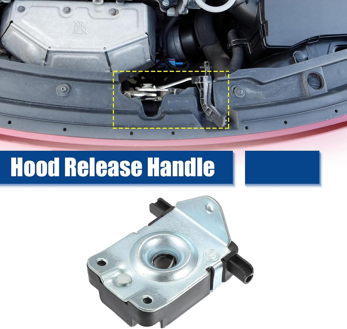 ya 10 9.16 baidi Front Left Hood Latch Actuator Assembly Suitable for BMW 323Ci Black Silver
