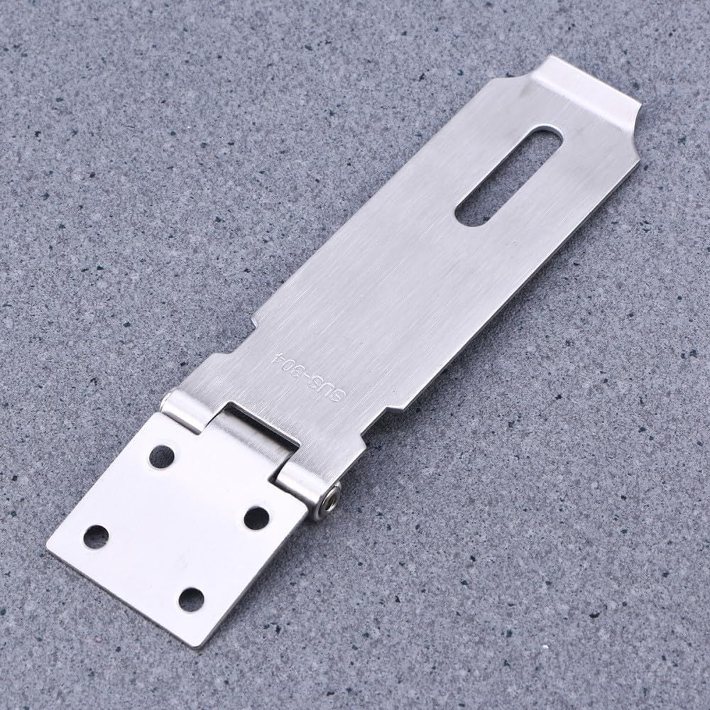 ya 26 10.21 baidi 5 Inch Stainless Steel Lock Hasp Latch Door Buckle Hardware and Staple Padlock