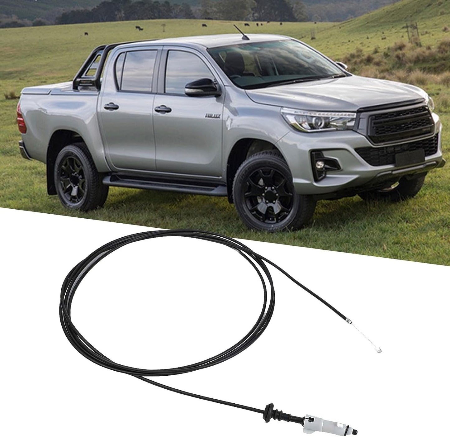 ya 5 8.10 Reliable for for Toyota For Hilux Fuel Lid Cable ABS Material and LHD Design
