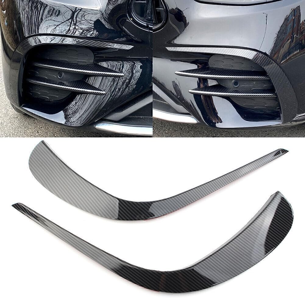 ya 4 8.14 for Benz E Class W213 E260 E300 E53 21-Up Front Bumper Lip Splitter Spoiler Kit