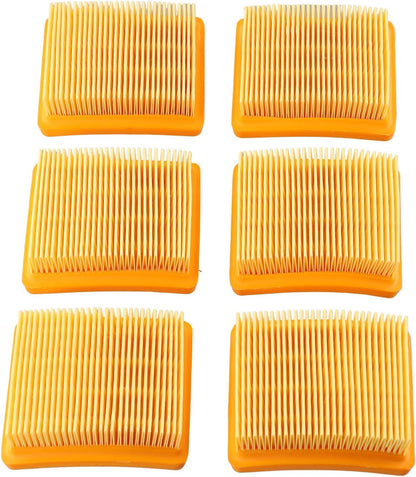 ya 26 10.21 baidi 6 Pack Air Filter Set for 4180-141-0300B FS91 FS131 FS111 Replacement 93353
