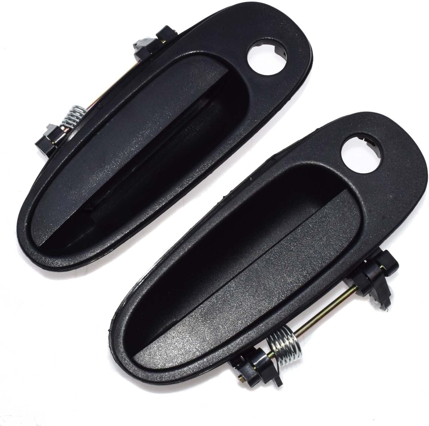 ya 5 8.10 Suitable for Toyota for Corolla 93-97 Exterior Door Handle Left and Right Black 2 Pieces