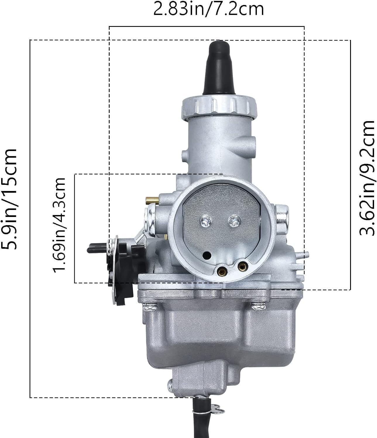 ya 2 8.15 VM26 30mm Carb PZ30 Carburetor for 4-Stroke 150cc 160cc 200cc Bike Hawk Go-kart