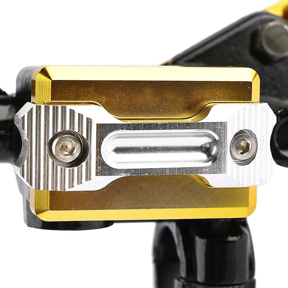 ya 4 8.14 Pair 7/8 Handlebar Brake Lever Clutch Lever Brake Pump Lever Reservoir Universal
