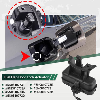 ya 5 8.10 Fuel Flap Fuel Tank Door Lock Actuator Fit for VW for Tiguan 5N 2012-2016 5N0810773F