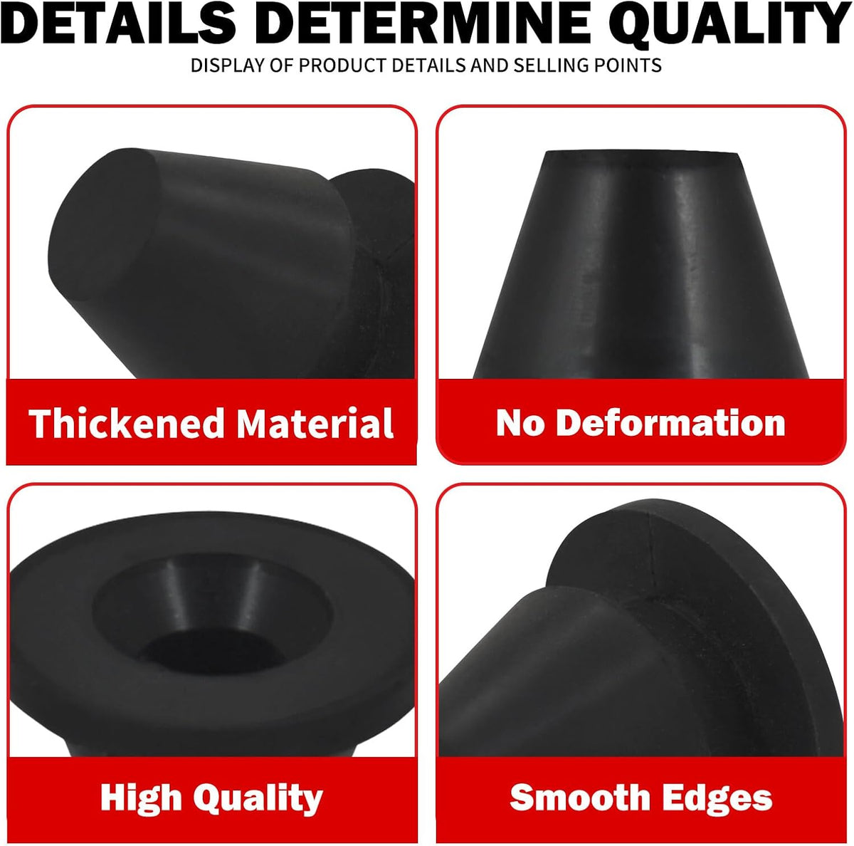 ya 4 8.10 6x Rubber Side Cover Grommets Gasket for Harley Touring Road Electra Glide 08-23