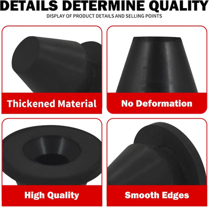 ya 7 8.24 baidi 6x Rubber Side Cover Grommets Gasket for Harley Touring Road Electra Glide 08-23