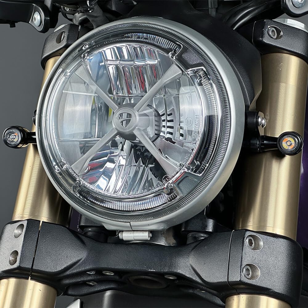 ya 13 9.15 baidi LED Front Turn Signal light Indicator for Ducati Sc for Ram bler 1100/Sport/TributePro
