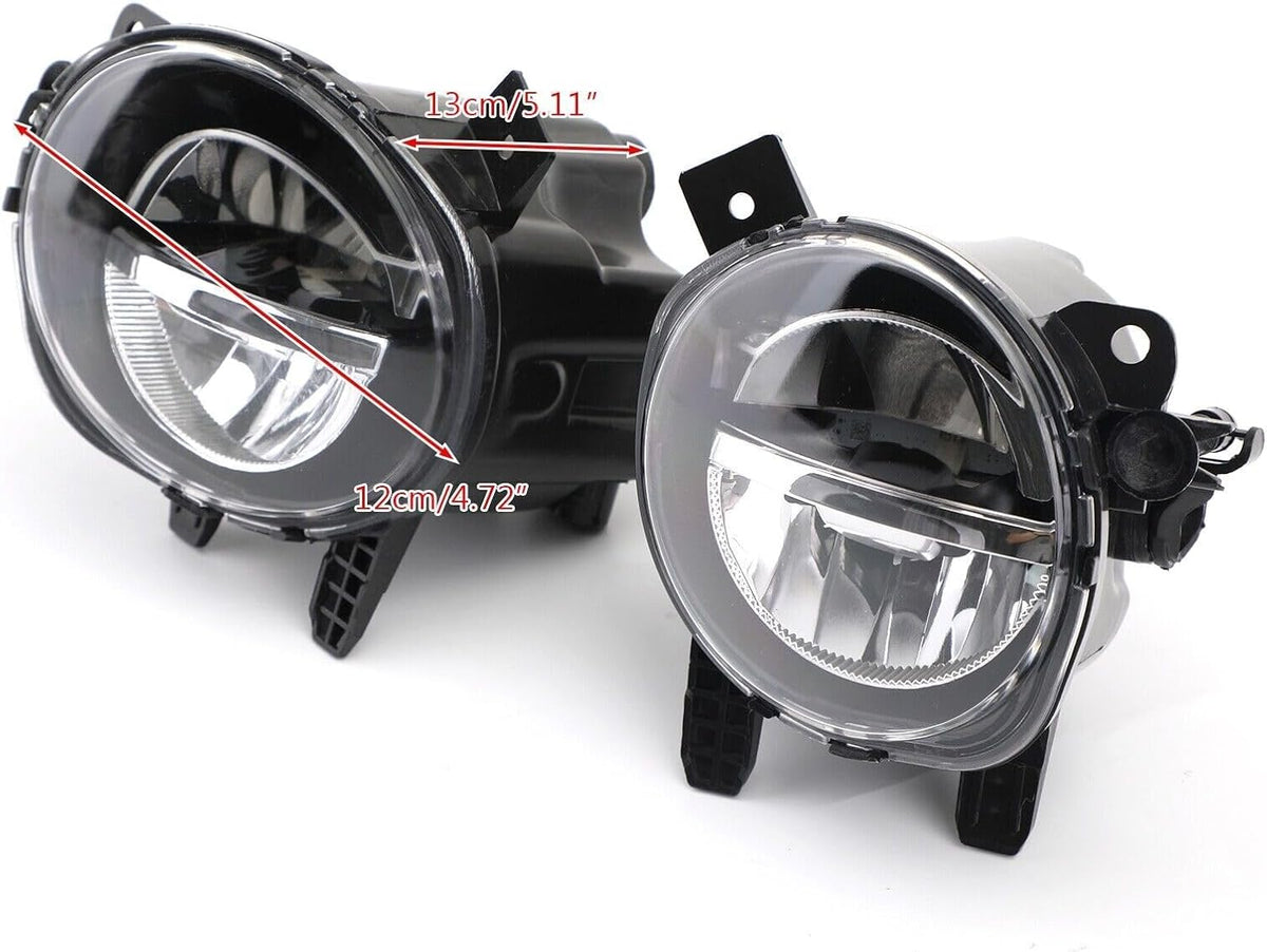 ya 10 9.16 zhengce Pair LED Fog Lamp Light Fits 3 F30 F35 2012-2018 63177315559 560