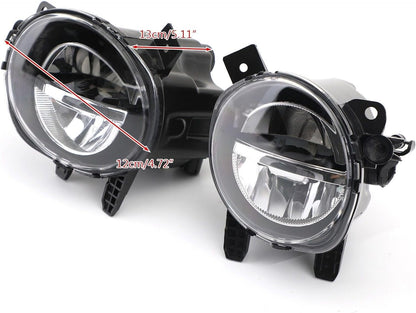ya 10 9.16 zhengce Pair LED Fog Lamp Light For 3 F30 F35 2012 - 2018 63177315559 560 U1