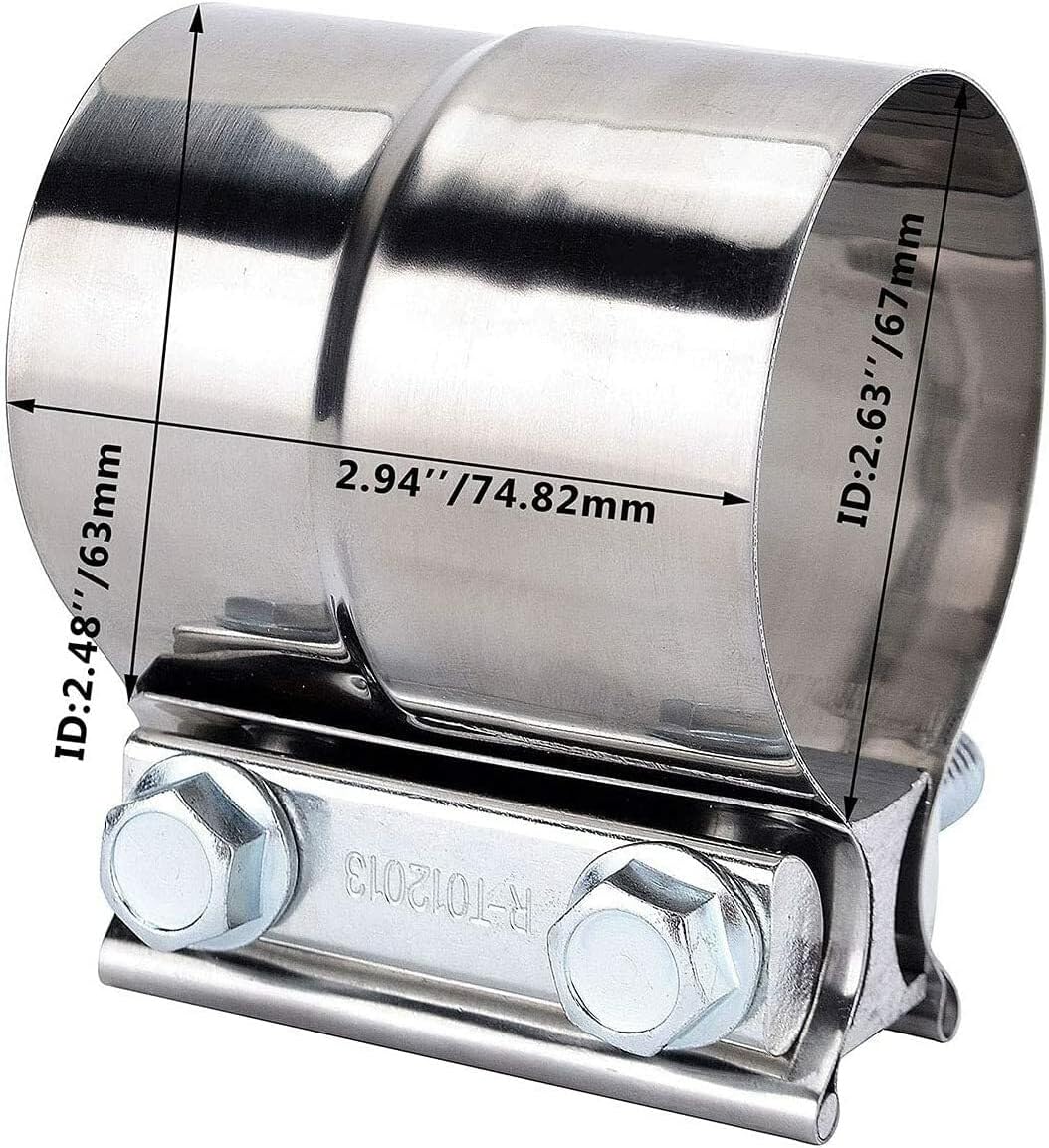 ya 11 9.14 baidi2-Pack 2.5-inch Loop Joint Clamps for Prefabricated Tube Repair