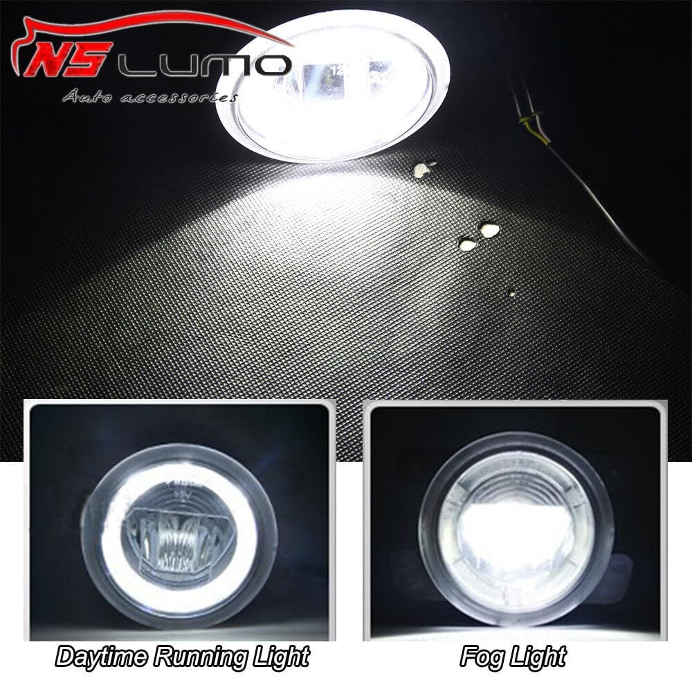 ya 7 8.24 baidi LED fog lights + DRL for Subaru for Renault car driving lights replacement parts 2 pieces 