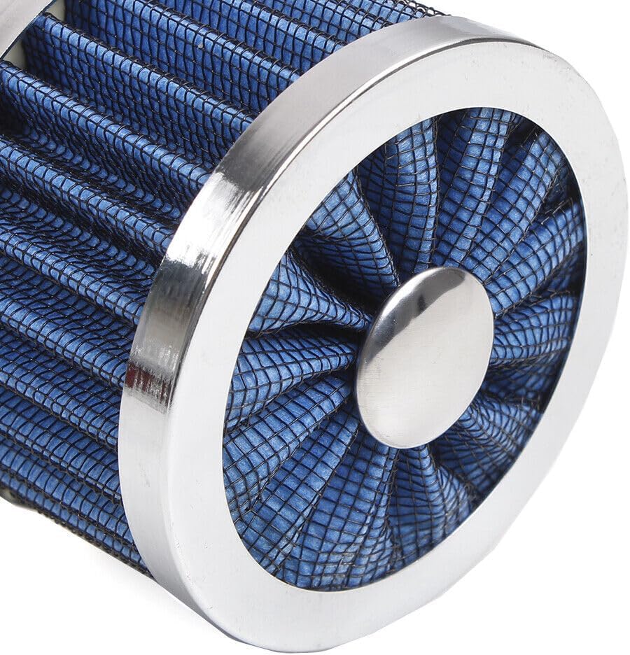 ya 13 9.15 baidi Blue Extra Flow 1 to 1-1/4 Push In Valve Cover Baffled Breather Vent Filter