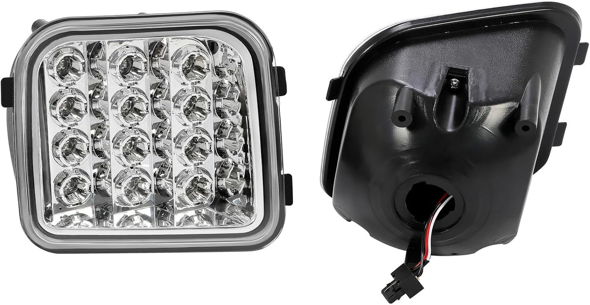 ya 11 9.14 baidiFor Hummer H3/H3T Pickup 06-10 Led Front Corner Light Lamp Clear Signal Parking