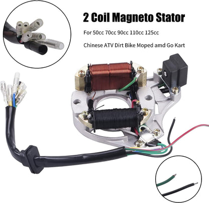 ya 8 8.24 baidi CDI wiring harness stator assembly line suitable for 50/70/90/110cc all-terrain vehicle electric four-wheel vehicle