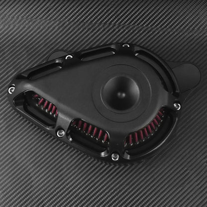 ya 5 8.10 Turnable Air Cleaner Air Filter System Fit for Harley FLTR FLHX 08-16 Softail 16