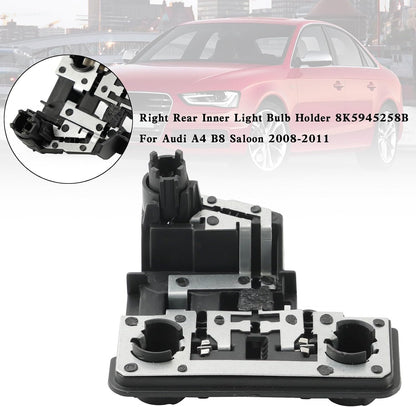 ya 10 9.16 zhengce Right Rear Inner Light Bulb Holder 8K5945258B for Audi A4 B8 Saloon 2008-20