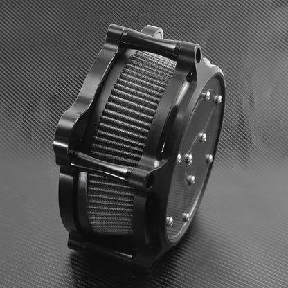 ya 5 8.10 Black Air Cleaner Gray Air Filter System Fit for Harley Touring 17-19 Softail 18