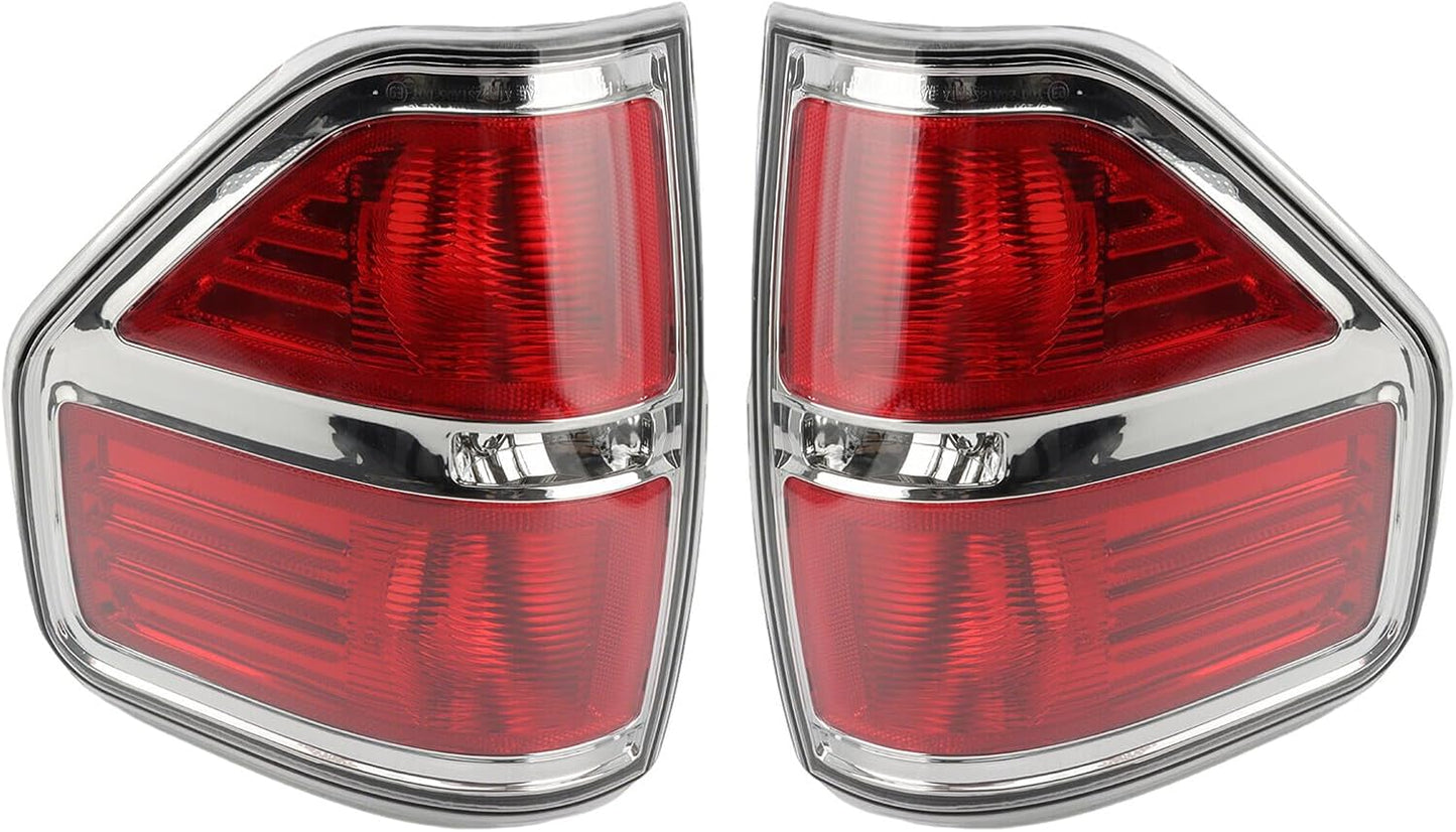 ya 4 8.10 2PCS Tail Light Set For 2009-2014 for Ford F-150 Left Right Tail Lamp AL3Z13405A