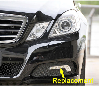 ya 7 8.24 baidi One pair of left and right daytime running lights LED DRL fits 2010-13 for Mercedes W212 E350/550