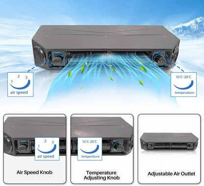 ya 7 8.24 baidi 12V Only Cooling Universal Electric Underdash Air Conditioner Auto Car A/C Kit