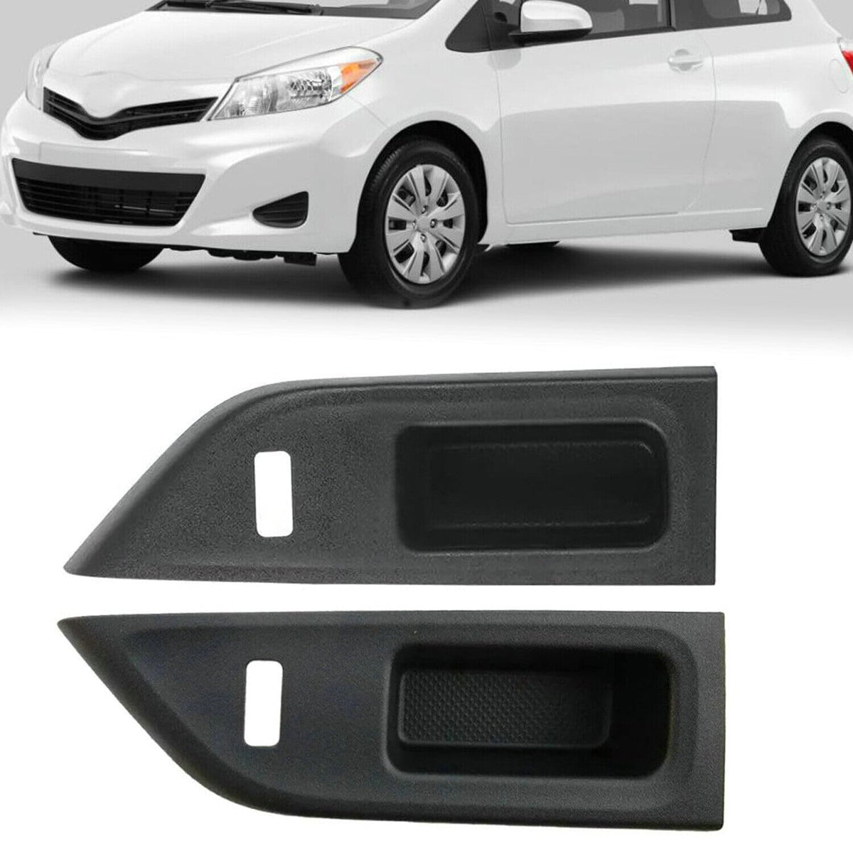 ya 6 8.14 Left + Right Front Lock Switch Bezel Trim for Toyota Yaris 2 Door 2012-2014 13