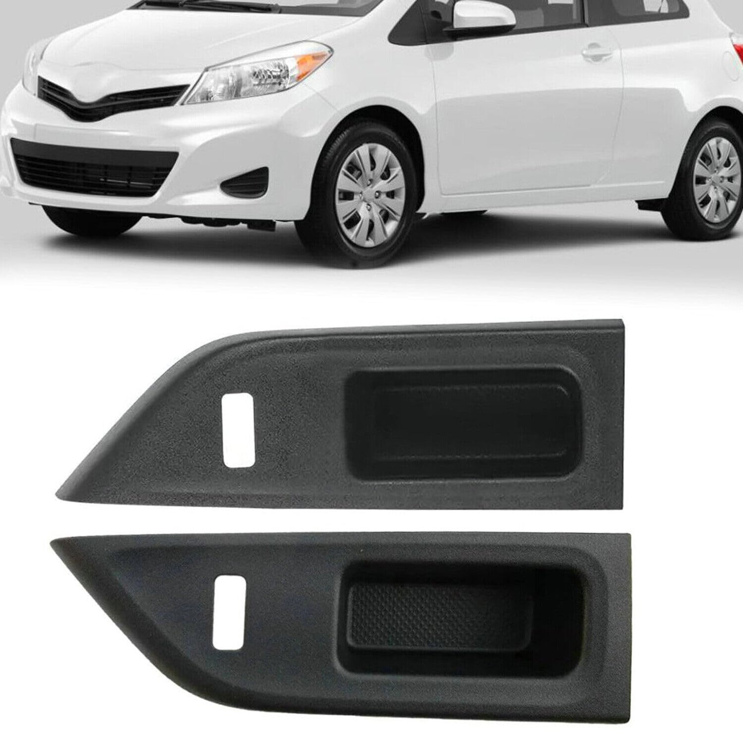 ya 6 8.24 baidi Left + Right Front Lock Switch Bezel Trim for Toyota Yaris 2 Door 2012-2014 13
