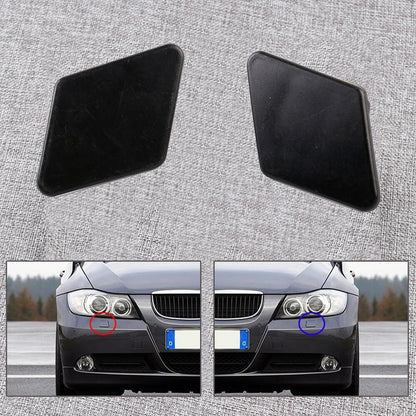 ya 27 10.13 baidi Pair Washer Nozzle Cover Front Fits for BMW 3-Series E90 E91 2005-2009 Left & Right
