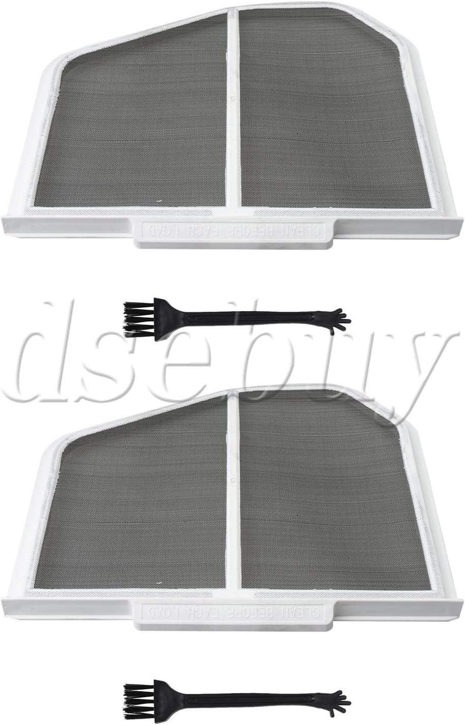 ya 26 10.21 baidi 2Pieces Lint Filters Assembly Replacement for MED9600SQ0 Dryer Parts
