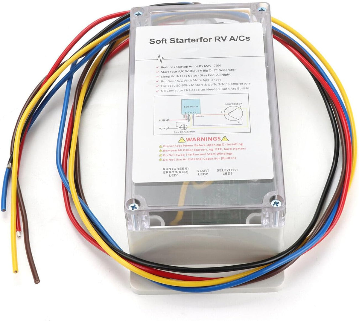 ya 10 9.16 baidi 1x NEW Soft Start for RV Air Conditioner with a Small Generator RV A/C Starter