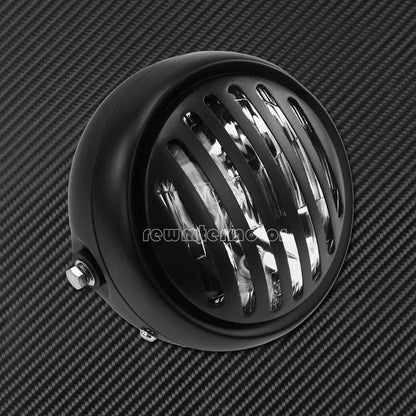 ya 6 8.24 baidi 6.3 Retro Motorcycle Headlight Grill Diamond Cover Fit for Harley Cafe Racer
