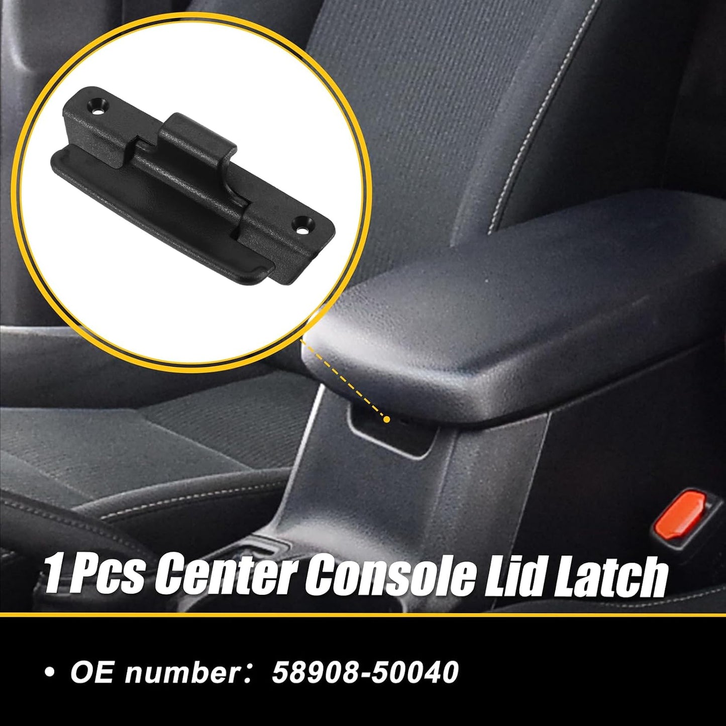 ya 8 8.24 baidi The center console cover latch is suitable for Lexus LS430 2001-2006 58908-50040 door cover black