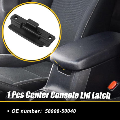 ya 5 8.10 Center Console Lid Latch for Lexus LS430 2001-2006 58908-50040 Door Cover Black