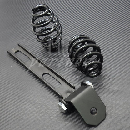 ya 5 8.24 baidi Black Solo for Seat 3 Springs Bracket Mounting Kit for Harley Chopper Bobber Custom