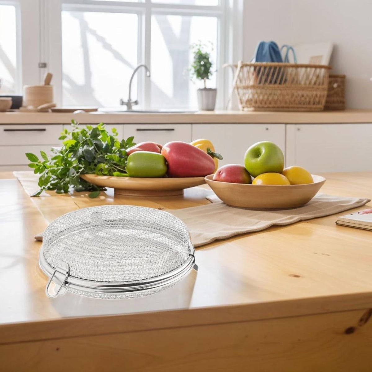 ya 14 9.20 baidi Rust resistant Dishwasher Basket with Mesh Design for Draina and Drying-1