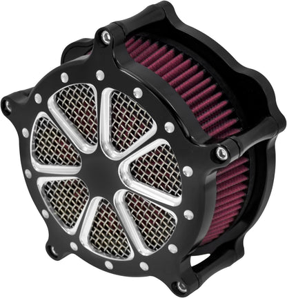ya 5 8.10 Black Air Cleaner Filter Red Intake for Harley Sportster 883 1200 48 72 04-2022