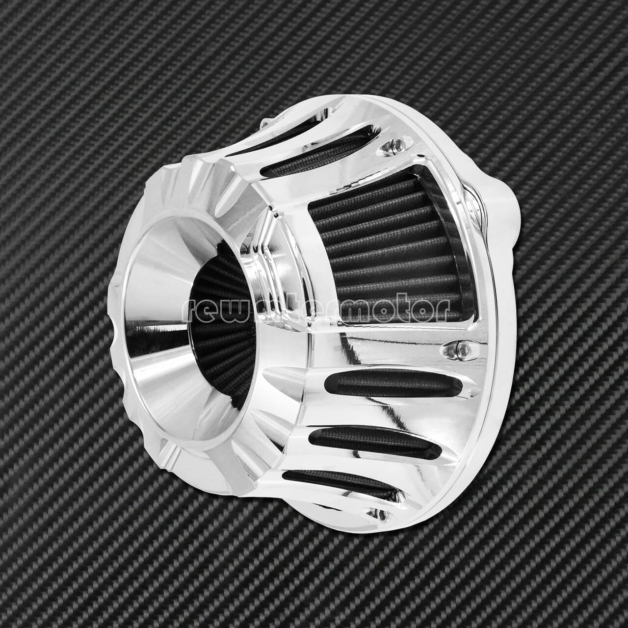 ya 8 8.24 baidi Chrome Hollow Air Cleaner Intake Gray Filter Fit for Harley Sportster 2004-2020
