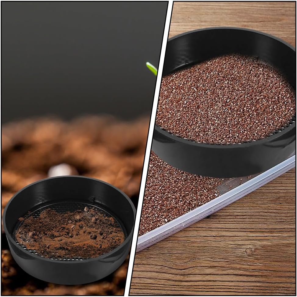 ya 14 9.20 baidi 8PCS Mesh Sifting Pan Garden Sieve Gardening Tool Riddle Soil Sieve Set-1