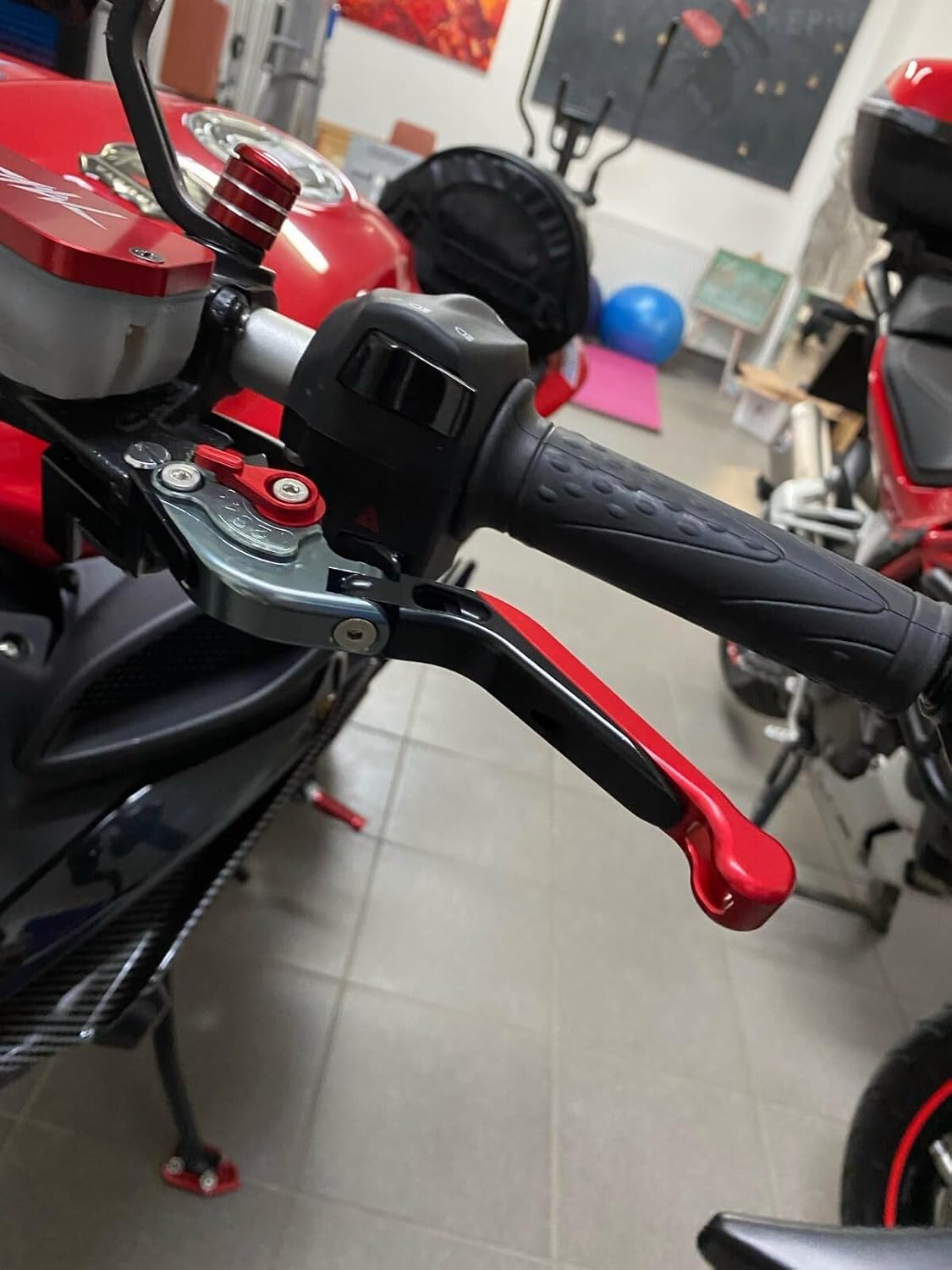 ya 4 8.14 for MV Agusta Brutale 1000RR Extendable Adjustable Folding Brake Clutch Lever
