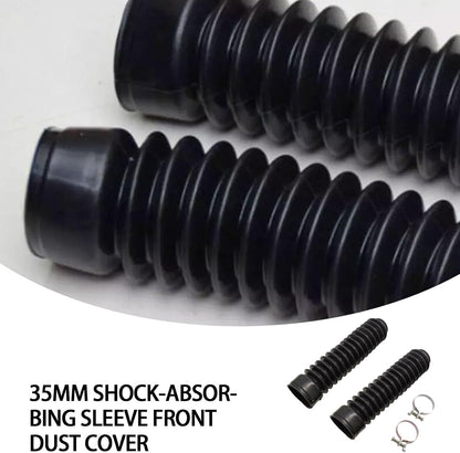 ya 6 8.24 baidi 2PCS 35mm Motorcycle Fork Rubber Gaiter Boots Front Fork Shock Absorber CoverEQ5
