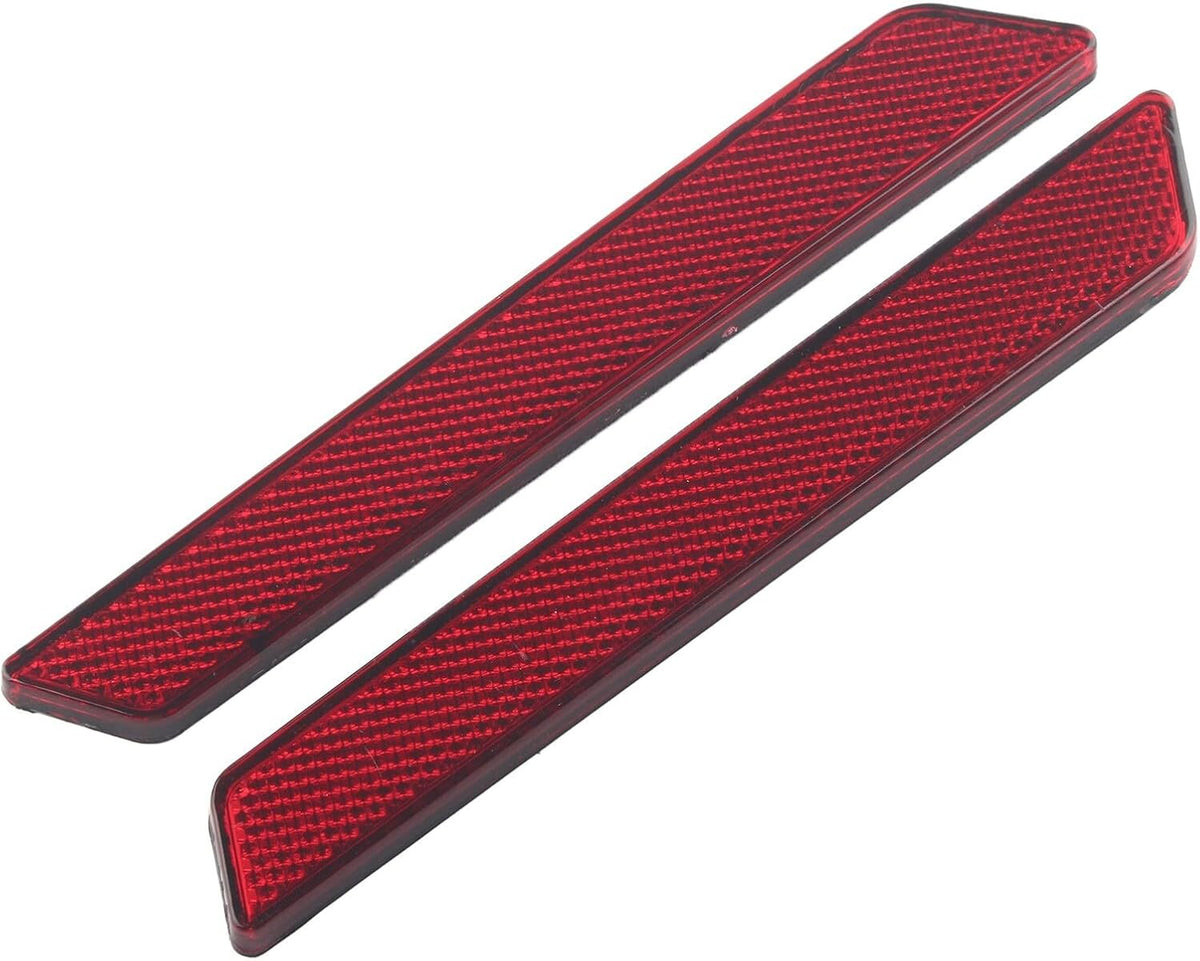 ya 11 9.14 baidiSaddlebag Latch Inserts Red Reflector for Harley Touring Electra Glide '14-'23