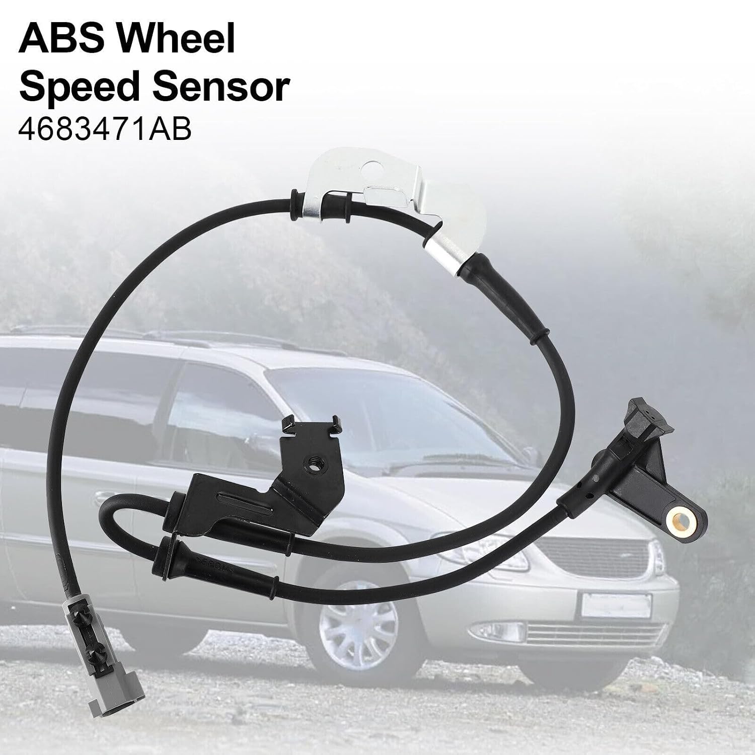 ya 2 8.15 ABS Wheel Speed Sensor Front Left for Chrysler Grand Voyager 99-08 4683471AB D1