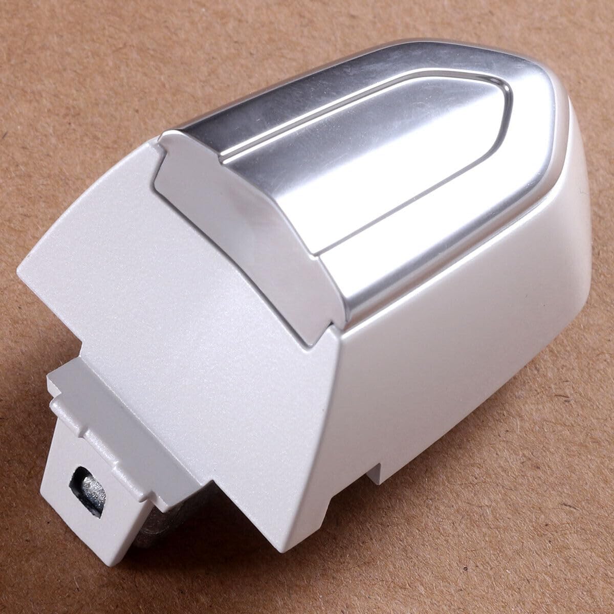 ya 2 8.15 for Cadillac ATS XTS CTS CT6 White Front Left Door Lock Cylinder Bezel Cover Left Side of the Front Door