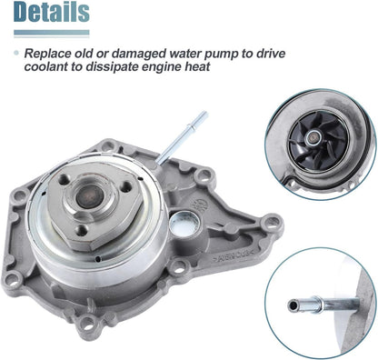 ya 4 8.24 baidi Water Pump Gasket 06E121016C for Audi A6 Quattro 2012-2015 Q5 2013-17 for VW