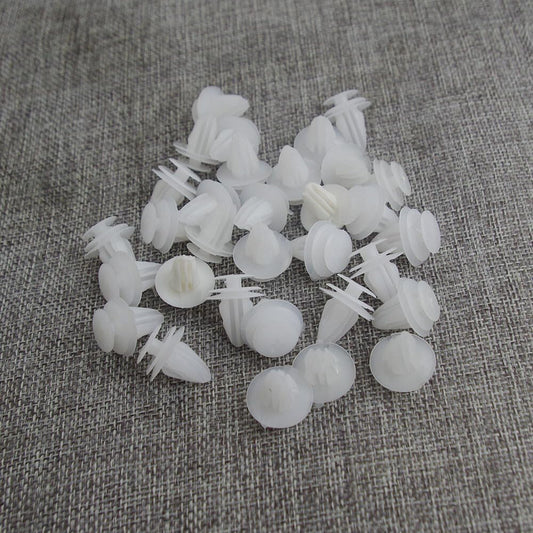 ya 2 8.15 50PCS Interior Board Retainer Clip Fastener 90467-10161 White for Toyota NEW