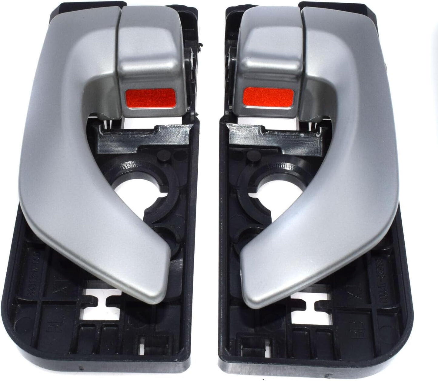 ya 5 8.24 baidi Interior Door Handle Silver Rear Left and Right 2X for Hyundai Sonata 
