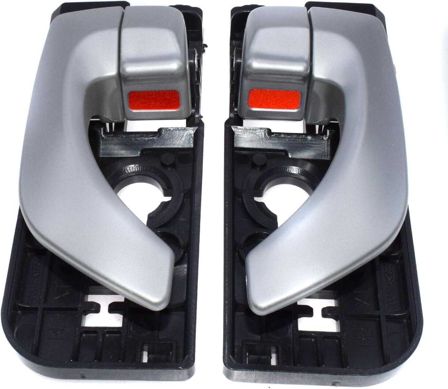 ya 5 8.24 baidi Interior Door Handle Silver Rear Left and Right 2X for Hyundai Sonata 