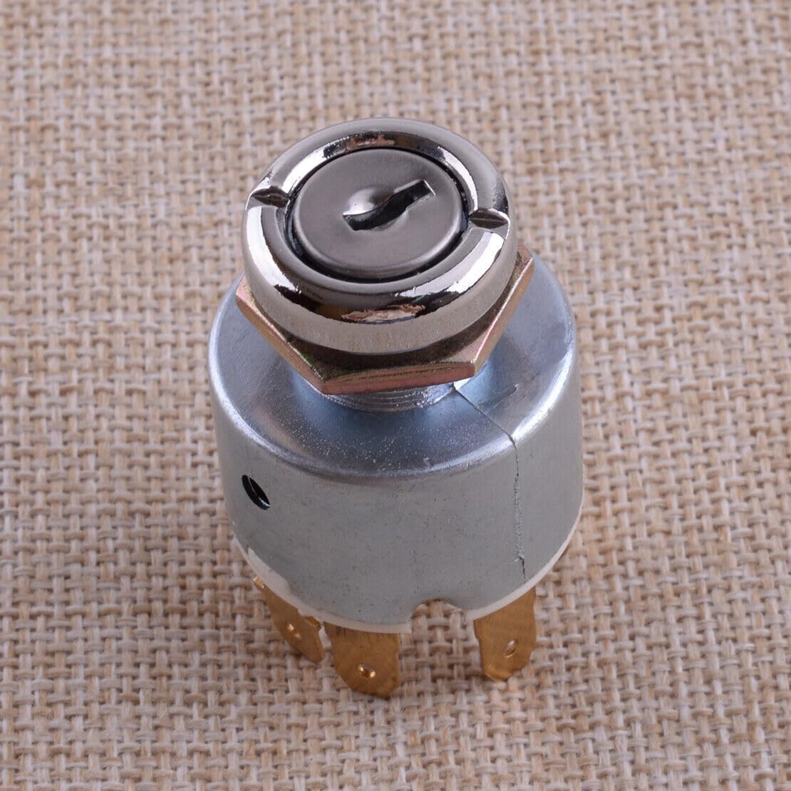 ya 5 8.10 Ignition Key Start Switch with 2 Buttons for Cars, Tractors, Trailers, Boats, Motorcycles